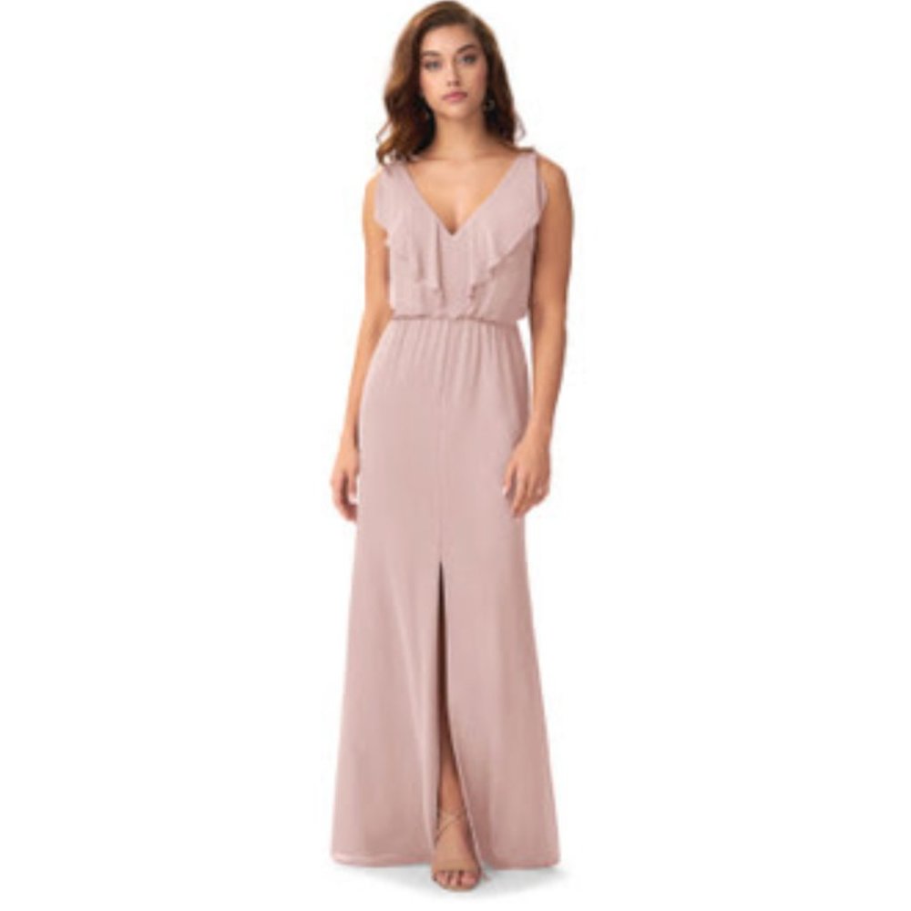 Azazie Kelsey Dress in Dusty Rose. New with Tags.